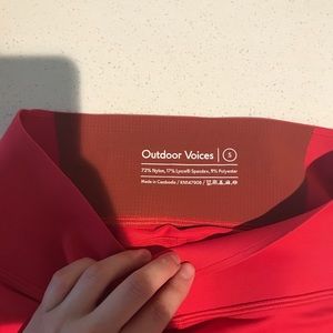 Outdoor voices 7/8 tech sweat leggings